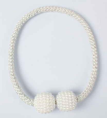 Braided Magnetic Curtain Tiebacks