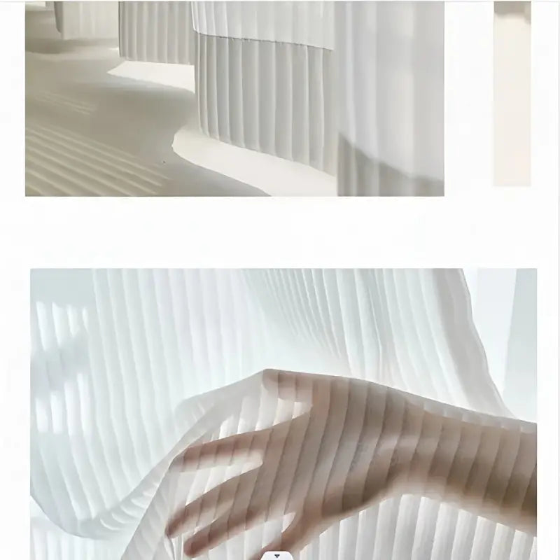 Airy White Sheer Curtain