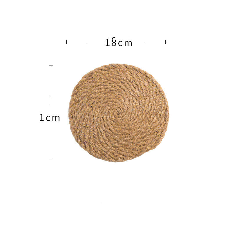 Thick Round Heat-Resistant Kitchen Table Mat