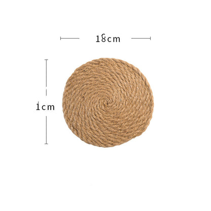 Thick Round Heat-Resistant Kitchen Table Mat