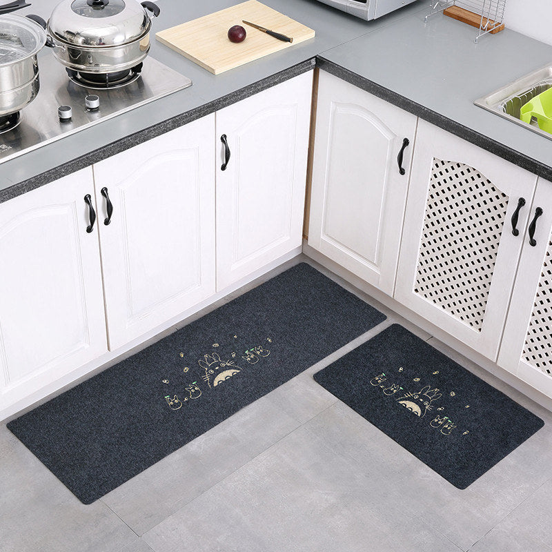 Kitchen Long Anti-Oil Mat - Non-Slip Absorbent Rug