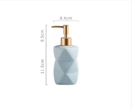 Sculpted Ceramic Soap Dispenser