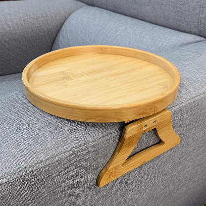 Foldable Bamboo Storage Tray with Legs