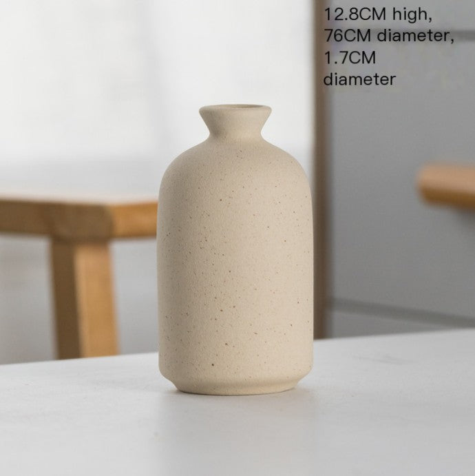 Nordic Glazed Ceramic Vase