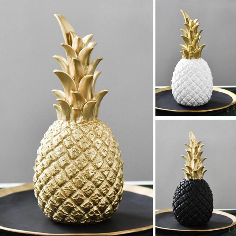 Gold Pineapple Resin Ornament