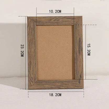 Vintage Solid Wood Photo Frame