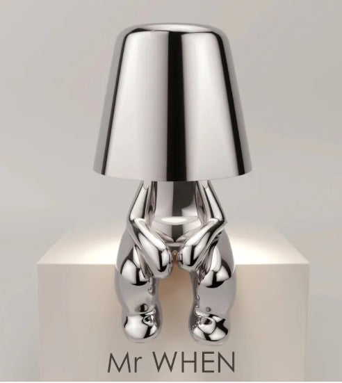 Thinker Sculptural Table Lamp