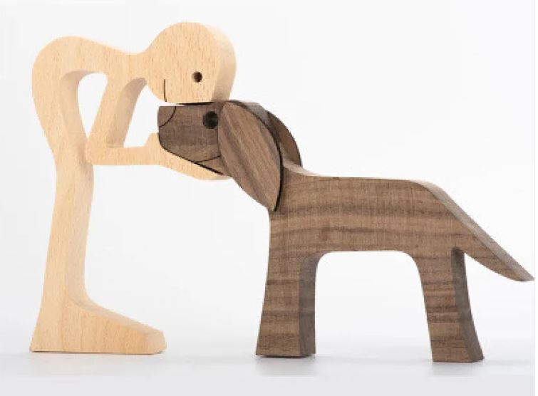 Wooden Office Desktop Nordic Ornament Decoration