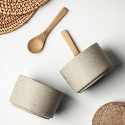 Speckled Ceramic Seasoning Jar Set