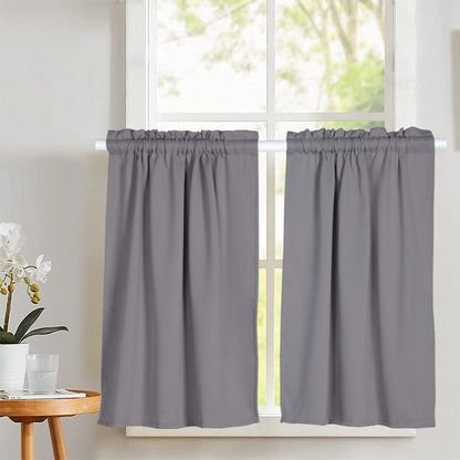 Solid Café Curtain