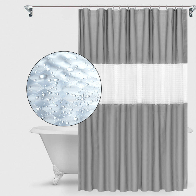 Colorblock Shower Curtain