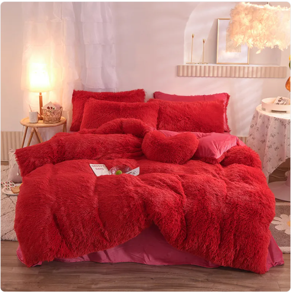 Plush Velvet Bedding Set
