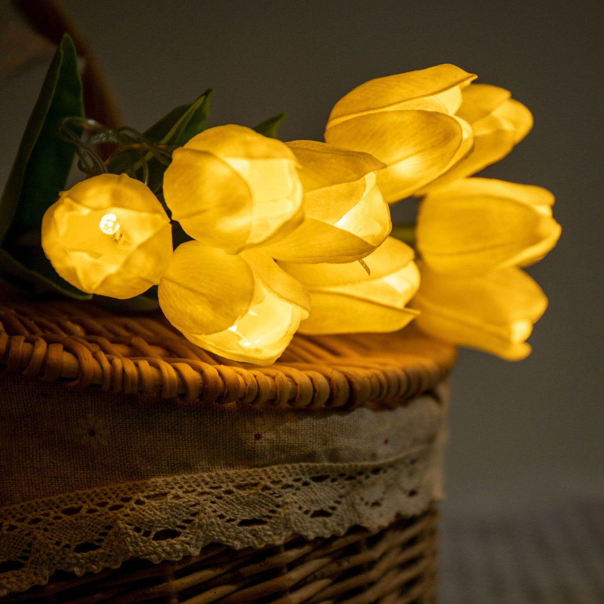 Illuminated Tulip Bouquet