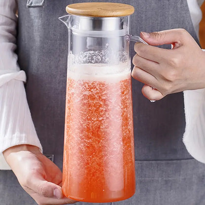 Slimline Lidded Water Pitcher