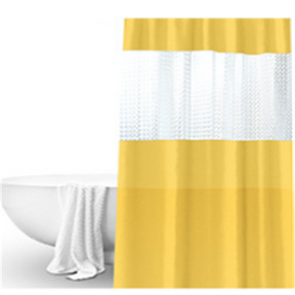 Colorblock Shower Curtain