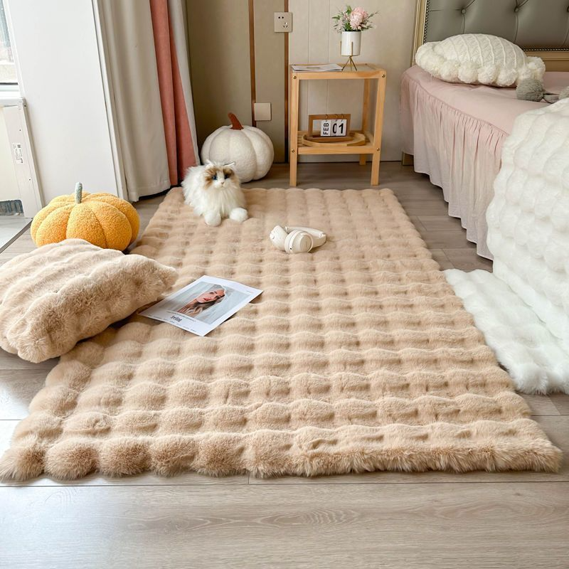 Bubble Velvet Floor Mat — 90 × 180 cm