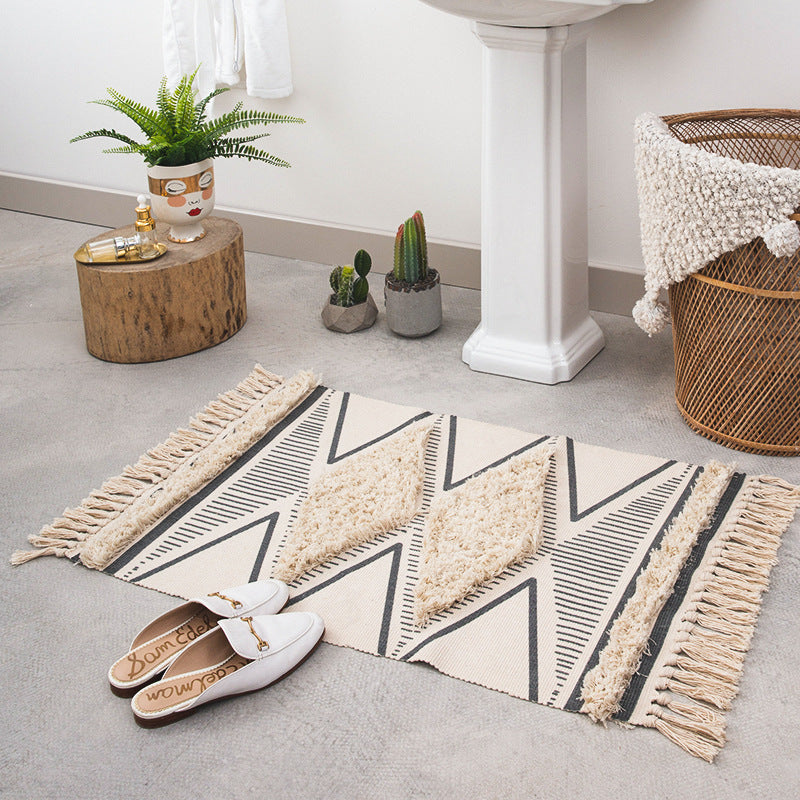 Linework Fringe Rug