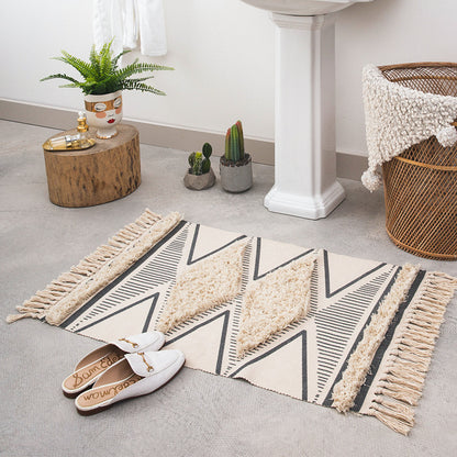 Linework Fringe Rug