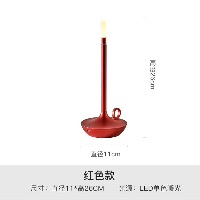 Vintage Candle Table Lamp