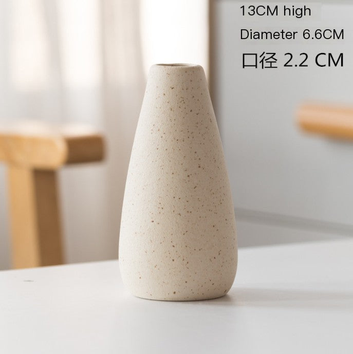 Nordic Glazed Ceramic Vase