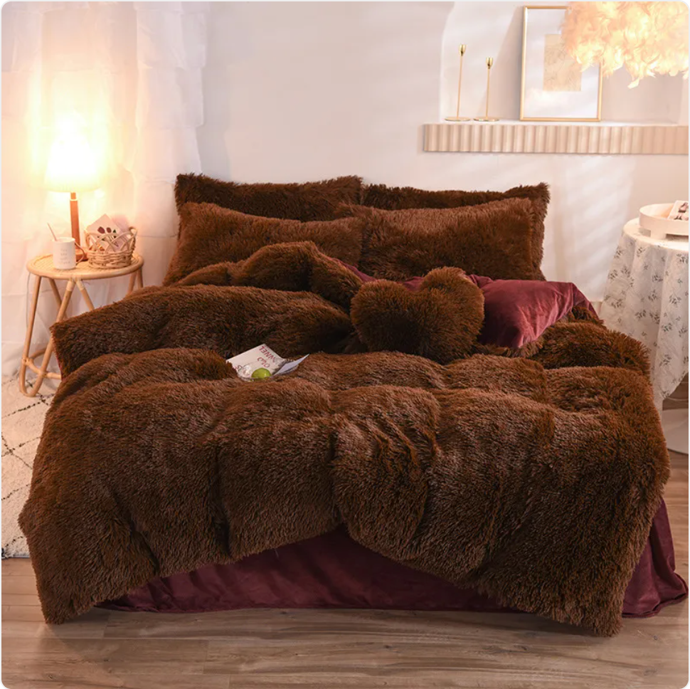 Plush Velvet Bedding Set