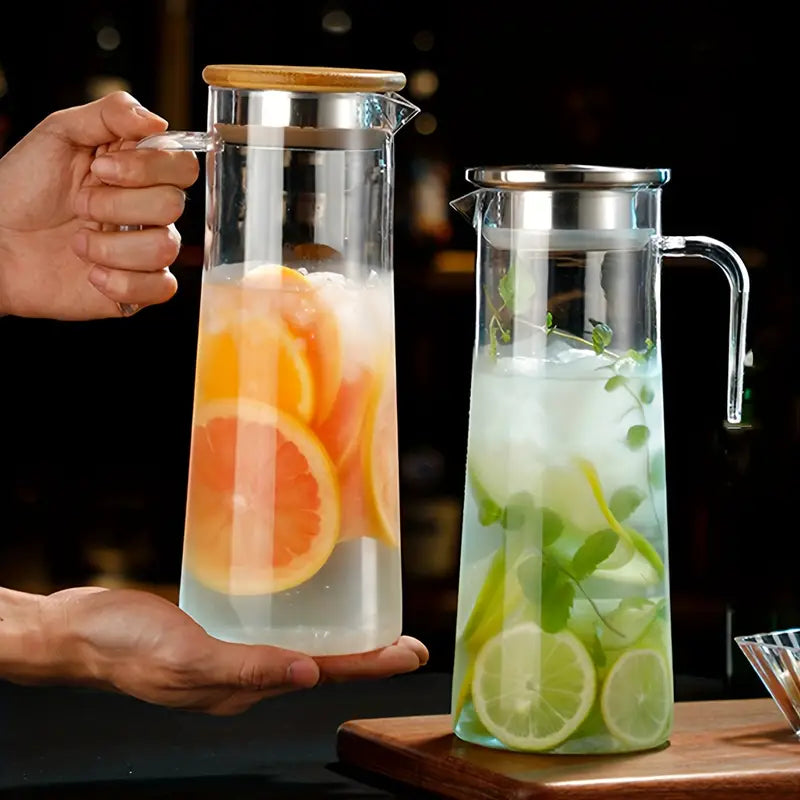 Slimline Lidded Water Pitcher