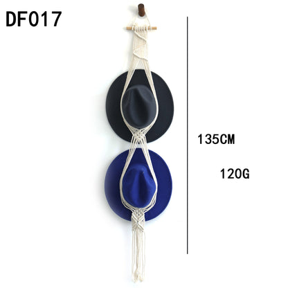 Hand-woven Nordic Style Multi-layer Hat Storage Rack