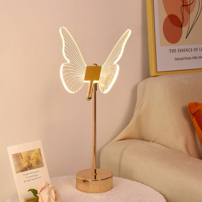 Butterfly and Floral Night Light — Touch or Remote Dimming