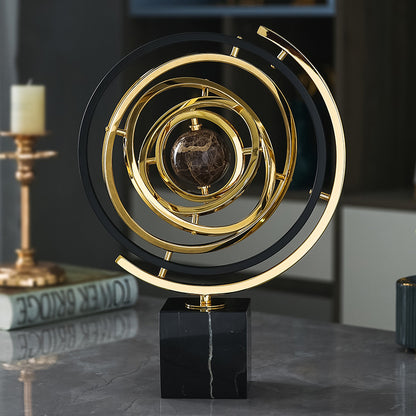 Orbit Globe Sculpture