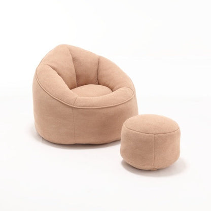 Bean Bag Sofa Chair with Footrest
