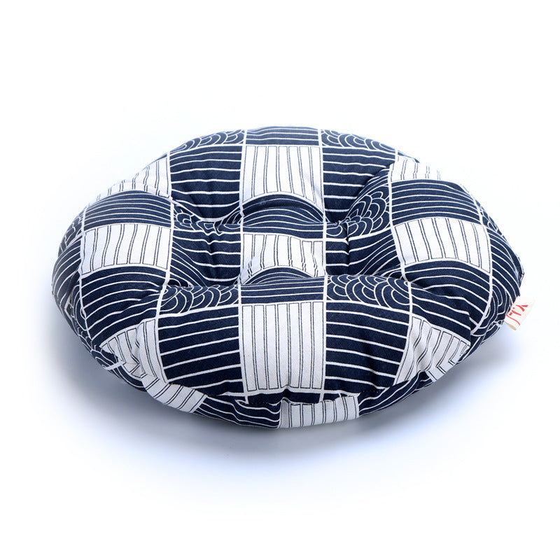 Japanese-Inspired Round Floor Cushion