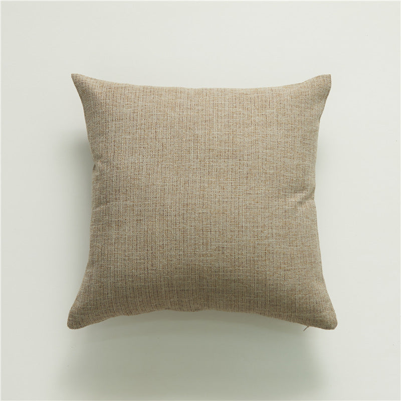 Linen Tassel Pillow Cover