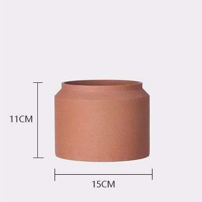 Soren Sand-Finish Cement Planter
