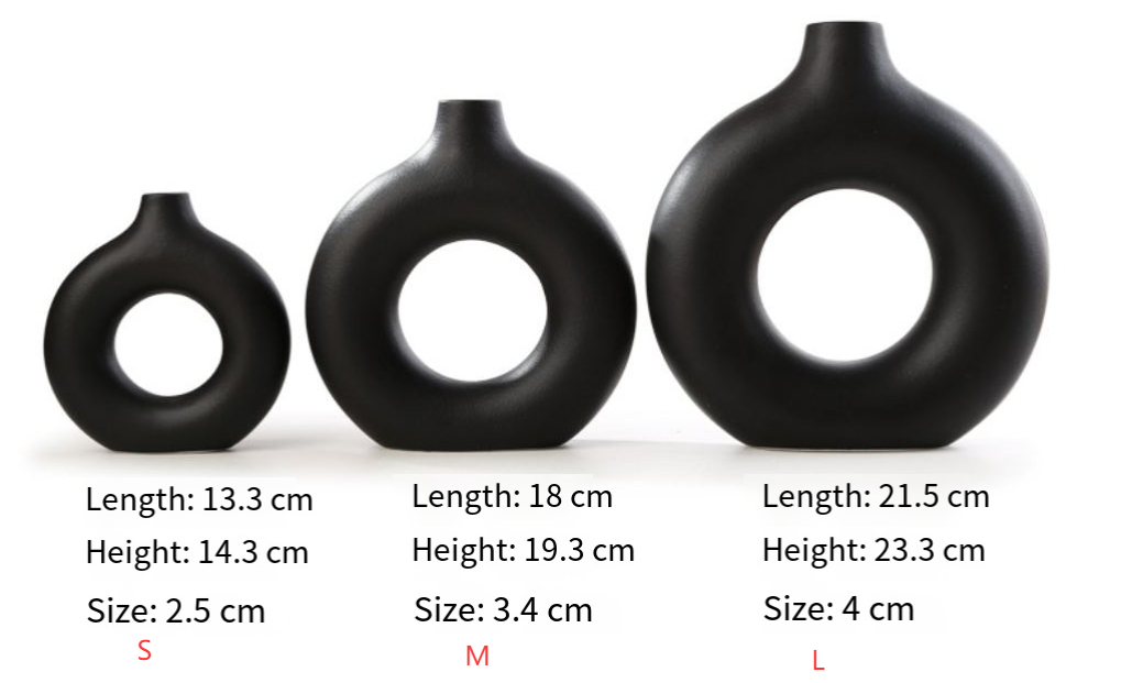 Frosted Ceramic Vase — Small, Medium, or Large