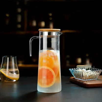 Slimline Lidded Water Pitcher