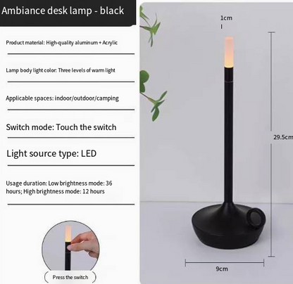 Vintage Candle Table Lamp