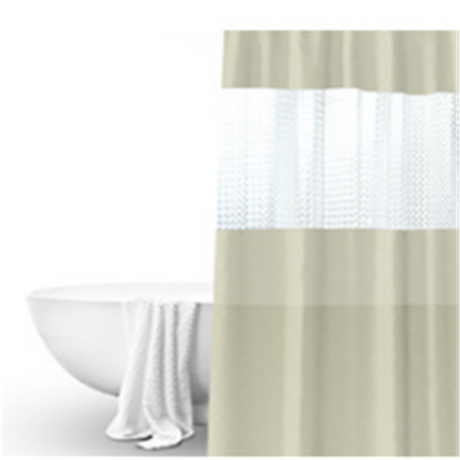 Colorblock Shower Curtain