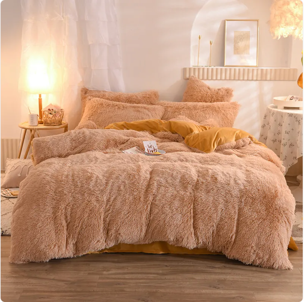 Plush Velvet Bedding Set