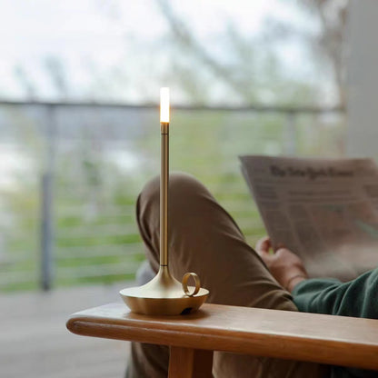 Vintage Candle Table Lamp