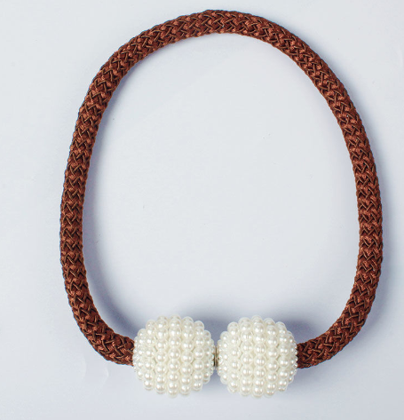 Braided Magnetic Curtain Tiebacks