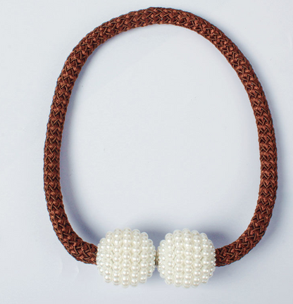 Braided Magnetic Curtain Tiebacks