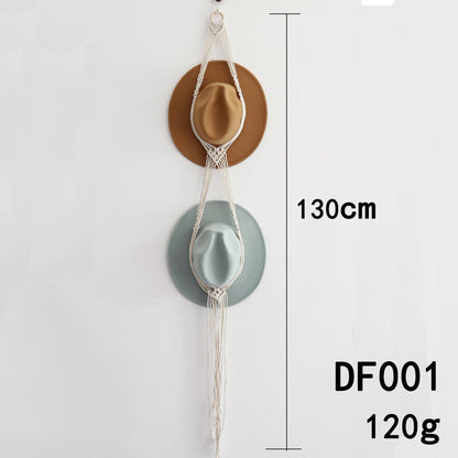 Hand-woven Nordic Style Multi-layer Hat Storage Rack