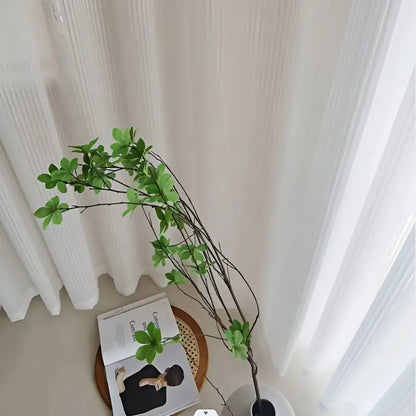 Airy White Sheer Curtain