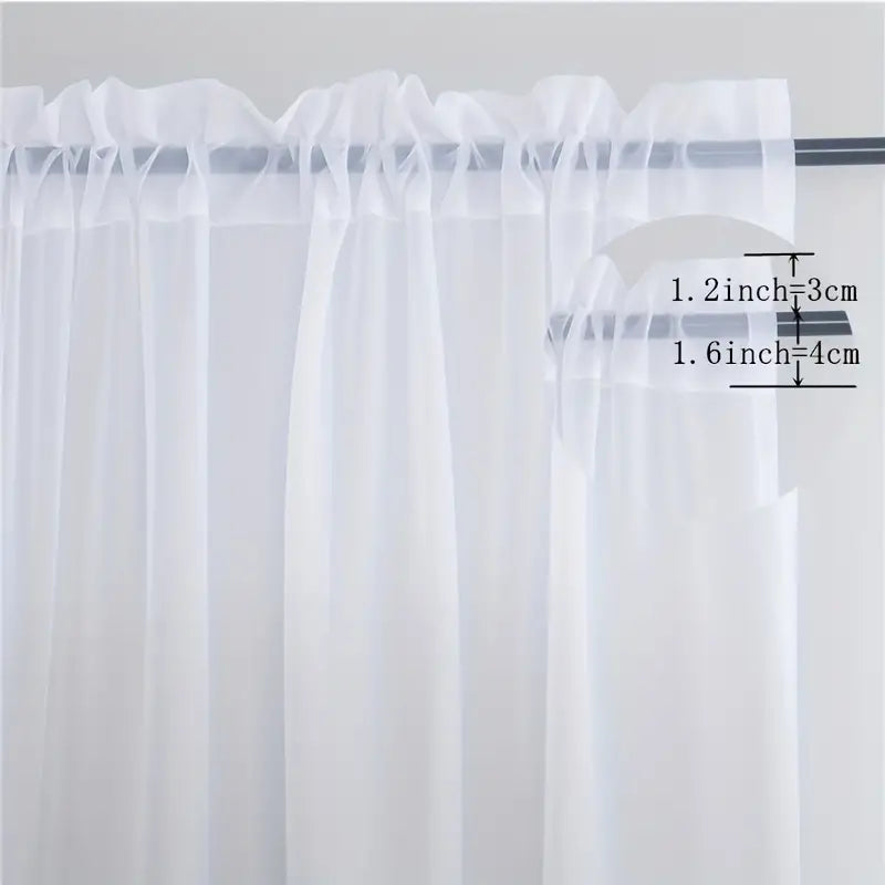 Pastoral White Embroidery Flower Vine Curtain Screen