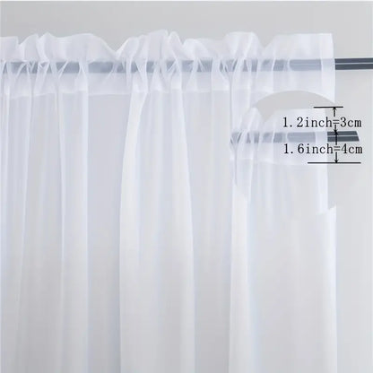 Pastoral White Embroidery Flower Vine Curtain Screen