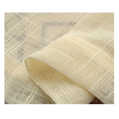 Textured Cotton-Linen Curtain Panel