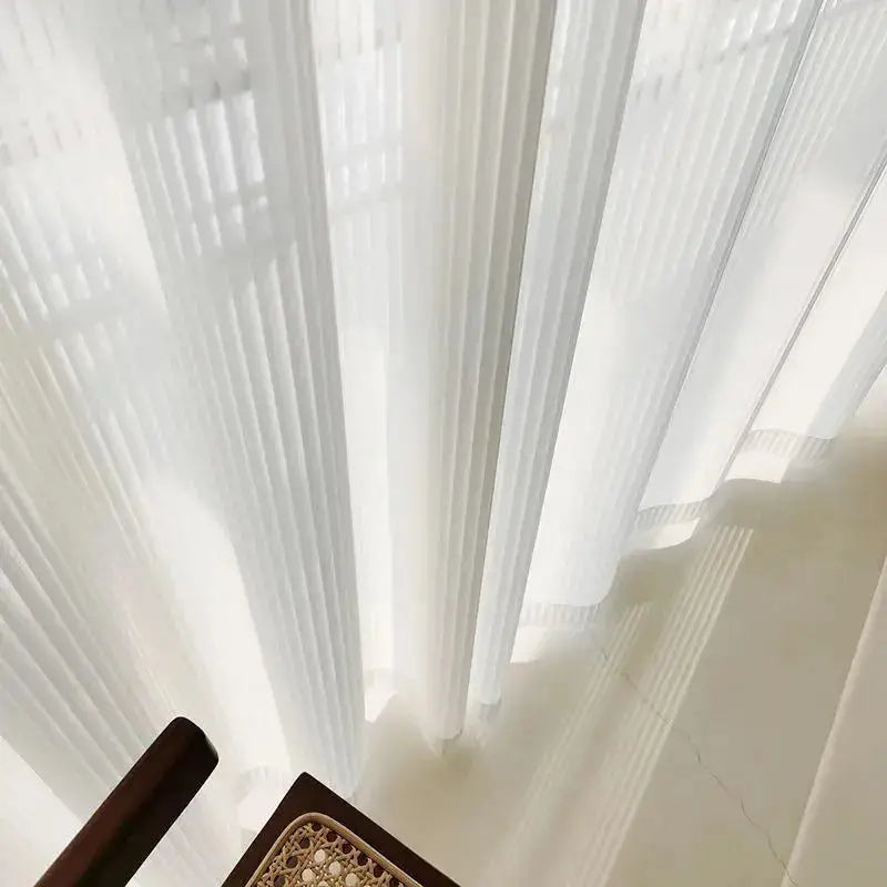 Airy White Sheer Curtain