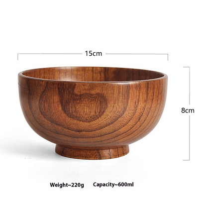 Japanese Jujube Wood Bowl — 9 Sizes