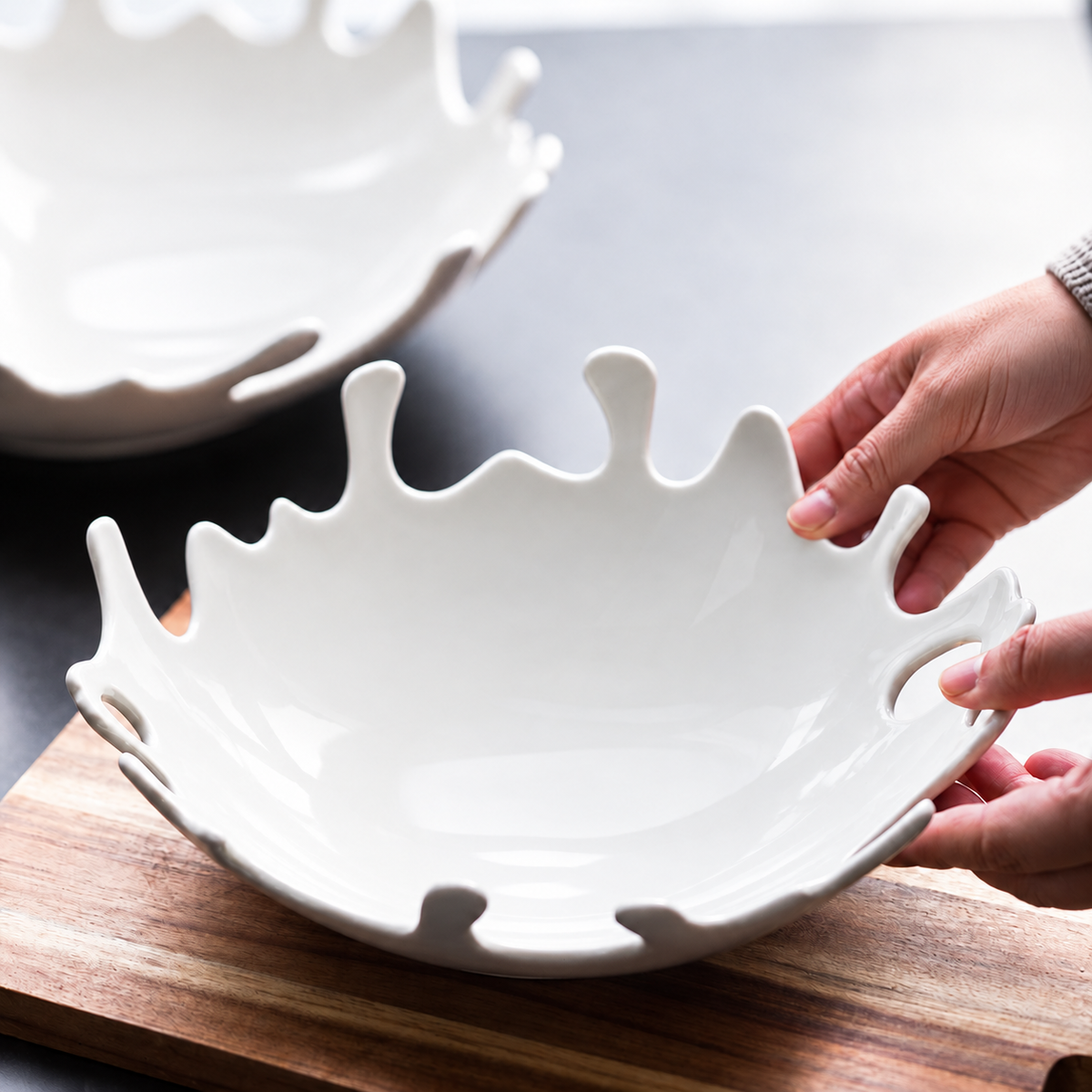 Organic Splash Accent Bowl