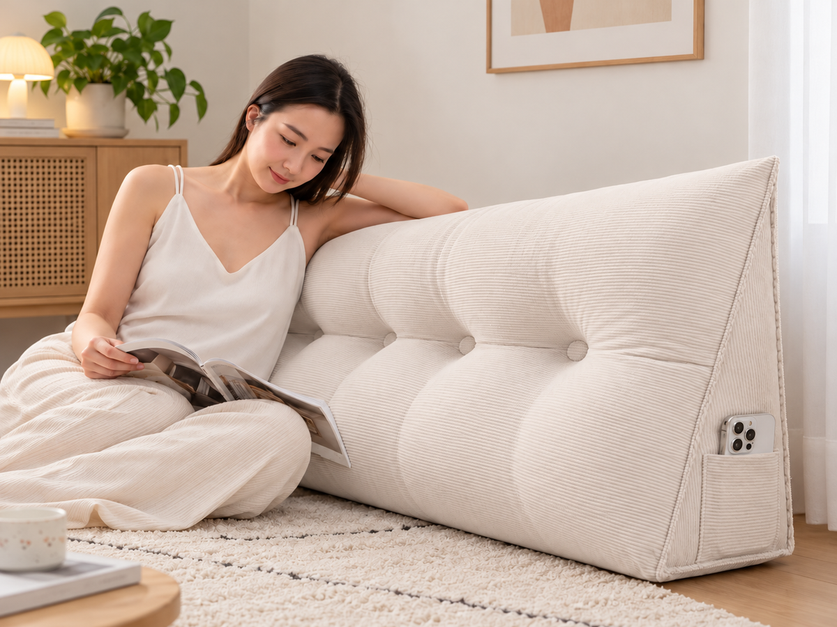 Tufted Floor Backrest Cushion